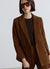 Veste croisée en velours côtelé