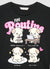 T-shirt with print and lettering