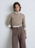 Plain crew neck sweater