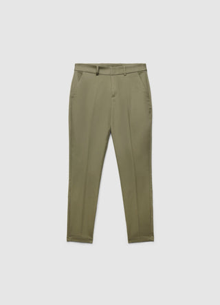 Plain tailored long trousers