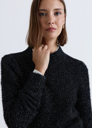 Shimmer-effect top