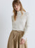 Crew neck jumper with dotted pattern