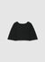 Solid colour oversized cropped top