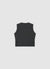 Asymmetric waistcoat with five buttons
