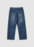 Jogger jeans with drawstring