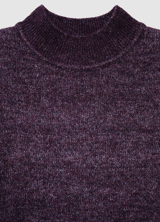 Maglia lupetto a tinta unita