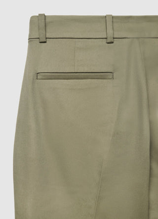 Plain tailored long trousers