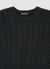 Maglia girocollo a trecce