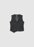 Asymmetric waistcoat with five buttons