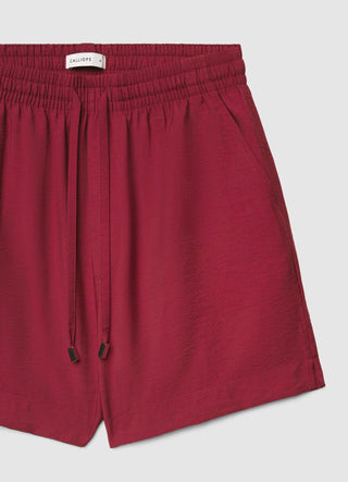 Shorts with drawstring and elasticated waistband