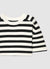 Striped over crop top