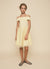 Off-shoulder dress with tulle skirt
