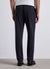 Pantaloni straight lunghi con vita elasticizzata