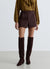Shorts a tinta unita con fascia satinata