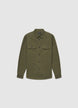 Plain-colour worker shirt with pockets - S