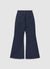 Jeans a zampa con nervature