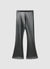 Leather-effect flared leggings
