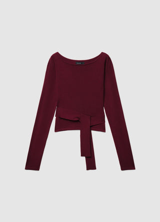 Maglia aderente con fusciacca