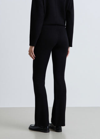 Flared gym trousers