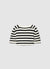 Striped over crop top