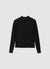 Maglia a coste con collo perkins