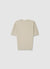 Solid colour knitted fabric T-shirt