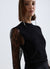 T-shirt avec manches en dentelle