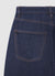 Jeans a zampa con nervature