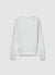 Crew neck cable knit sweater