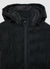Short fitted padded jacket with hood