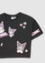 T-shirt with Kuromi print and lettering