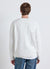 Solid colour crew neck jumper