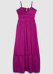 Long dress with smocked bodice - XL