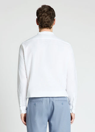 Camicia coreana con mezza abbottonatura