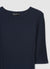 Solid colour ribbed T-shirt