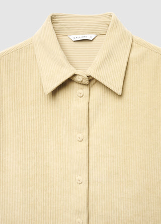 Camicia a coste con bottoni