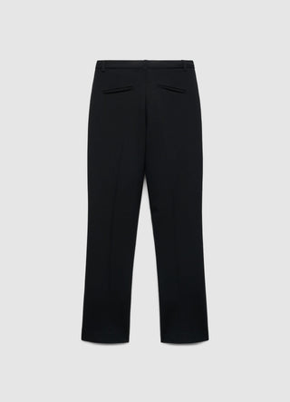 Plain-coloured cigarette trousers