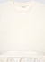 Sweat-shirt avec insert en dentelle et inscription