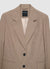 Single-breasted checked jacket