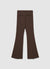 Solid colour flare trousers