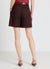Shorts bermuda sartoriali a tinta unita