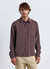 Plain solid colour regular fit shirt