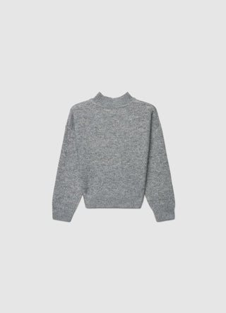 Einfarbiger Rollkragenpullover
