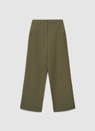Plain-coloured palazzo trousers