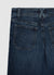 Jeans wide leg a tinta unita