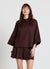 Blusa con colletto e maniche tre quarti