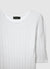 Solid colour ribbed T-shirt