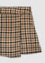 Gonna-pantalone a quadri con pannello