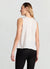 Top similisatin with draping and metal ring