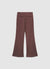 Pantaloni flare con bottoni gioiello
